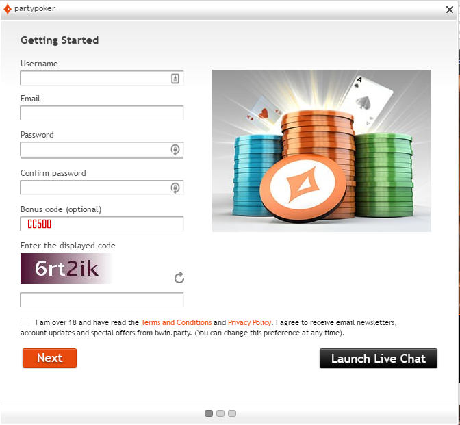 PartyPoker.com Bonus Code UK